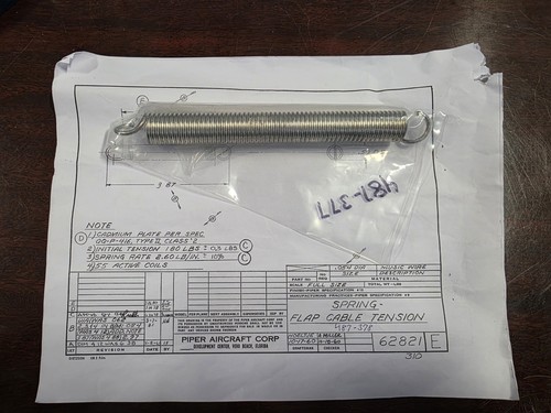 Piper aztec flap return - pa-23,