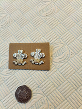 Welsh anodised collar badges with fitments