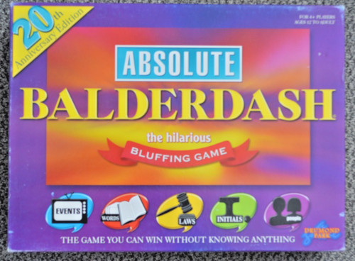 Absolute balderdash 20th - balderdash,
