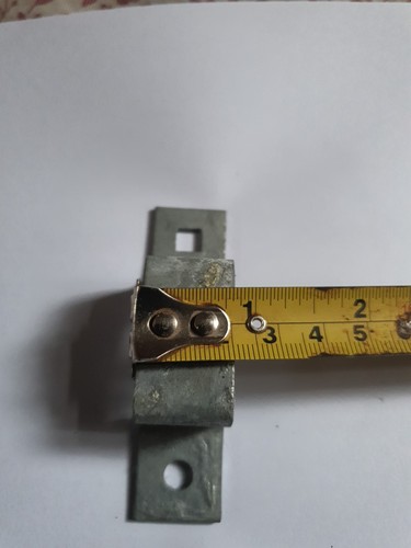 Galvanised elongated keep for