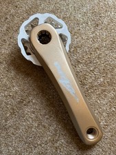 Onza Right Hand Crank With Mini Bash, & Tensile Freewheel, Gold, Onza Blade 2010