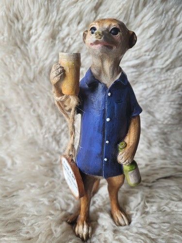 Beer meerkat figurine ornament - meerkat,