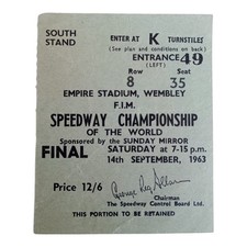 Original 1963 speedway world - original,