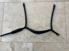 Albion KB Competition Padded Patent Drop Noseband - Black - Size Cob