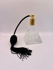 Vintage cut glass pyramid - glass,