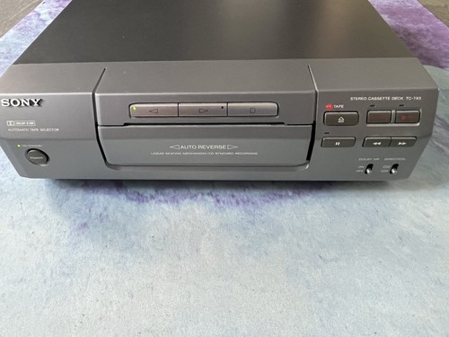 Sony cassette tape deck - deck, tc-tx5
