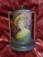 Antique Victorian Biscuit Tin