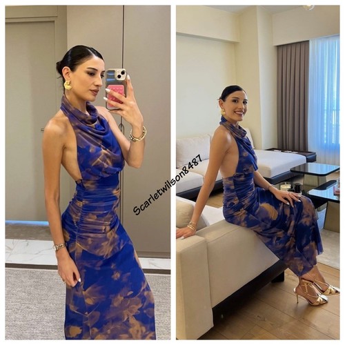 Zara purple tulle maxi dress - zara,