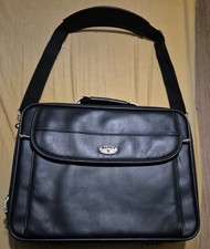 Antler flux Leather Laptop Shoulder Bag 16-inch Wide With Strap