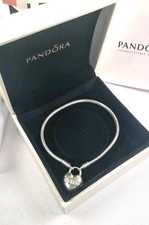 Pandora ' You Are Loved " Heart Padlock Bracelet,NEW With Packaging, 20cm