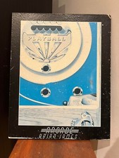 Vintage 1980s ARCADE BRIAN JAMES wooden Athena Poster print VINTAGE RARE ART