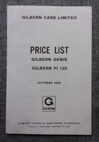 Gilbern genie 130 orig - &,