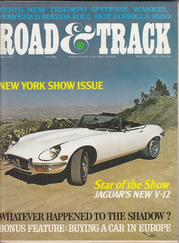 Road track may 1971 - &,