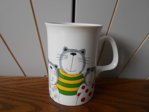 Cats lovely china coffee mug - lovely,