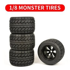 1/8 Monster Truck Wheel Tire for Redcat Rovan HPI  Savage XL MOUNTED GT FLUX HSP