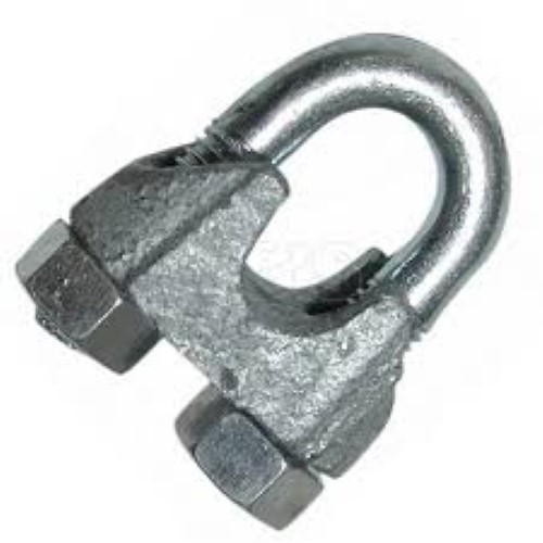 Galvanised wire bulldog - galvanised, wire/