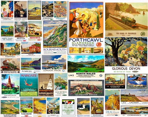 Vintage railway travel - railway,