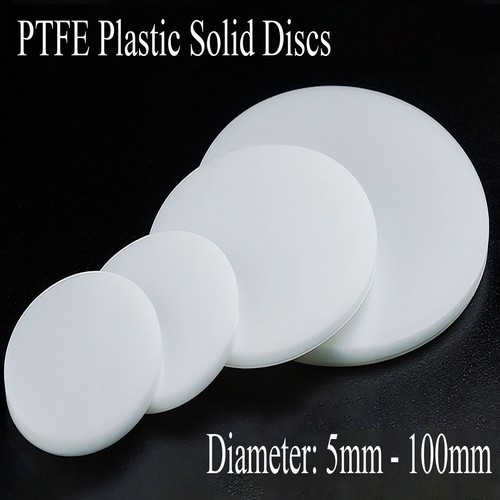 Ptfe plastic solid discs flat - ptfe,