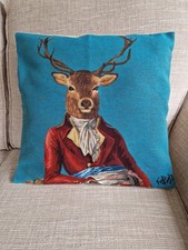 Blue Fab Funky Stag Tapestry
