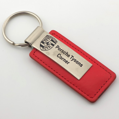 Porsche dealership keyring - dealership,