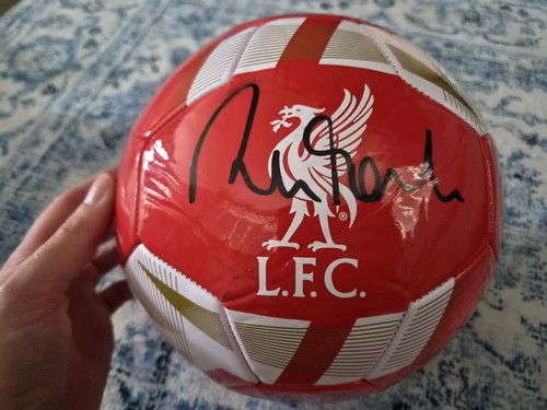Robbie fowler signed - signed, liverpool