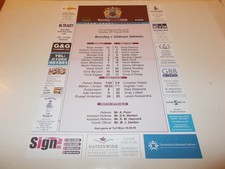 TEAMSHEET   Burnley  v  Oldham