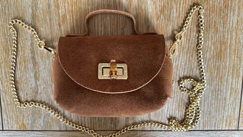 Vera pelle brown suede - brown,