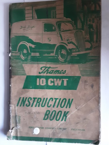 Thames van oweners book - thames,