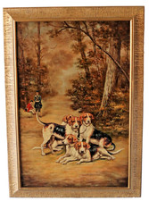 Painting "Beagles Hunting Dogs