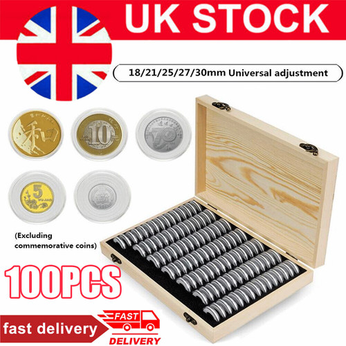 100pcs coins display storage - 100pcs,