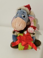Disney Store Exclusive Limited Edition Eeyore & Piglet Christmas Plush