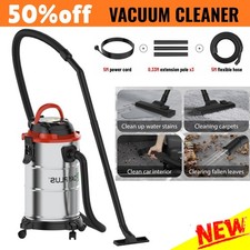 Heavy Duty Wet Dry Vacuum Cleaner 5000W Large Capacity, Compact Home Cleaning