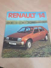 Renault 14 Full Range Sales Brochure 1976 - 16 pages