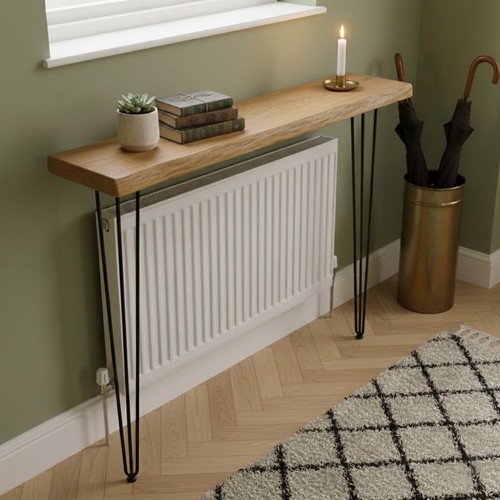 Rustic console table radiator - rustic,
