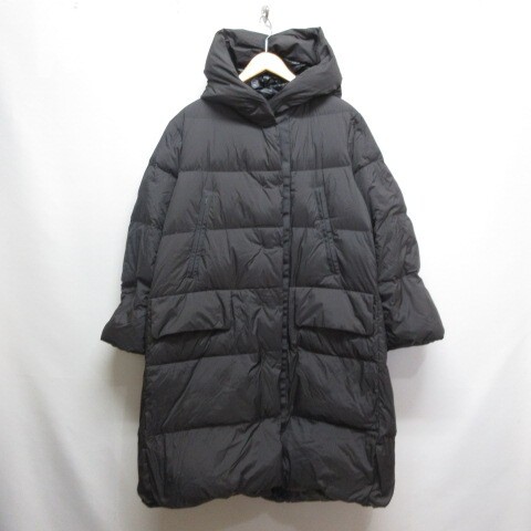 Uniqlo long down coat nylon - j,