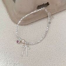 Girly-Style Pink Heart, Bow