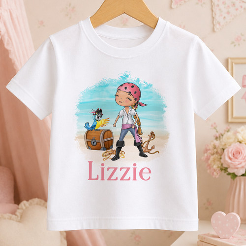 Personalised pirate girl - pirate,