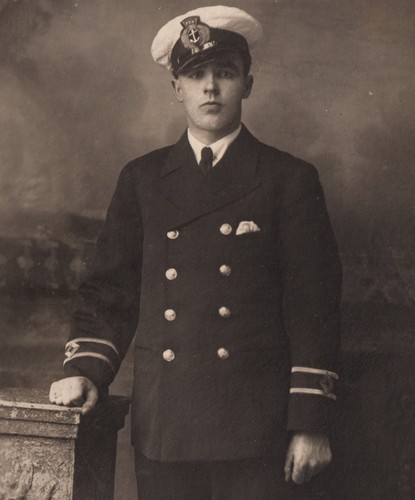 Ww1 merchant navy sailor rppc - ww1,