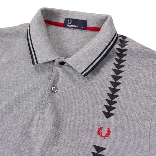 Fred perry chevron mens - mens, grey