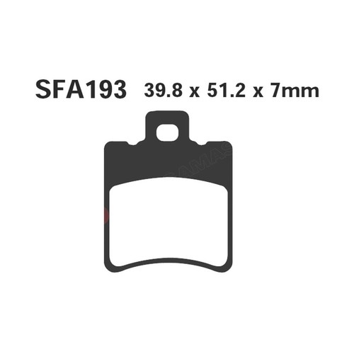 Pair pads ebc sfac - of,