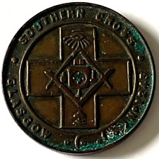 VINTAGE SCOTLAND MASONIC PENNY TOKEN - LODGE SOUTHERN CROSS GLASGOW - # 1243