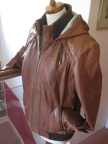 Next leather jacket hood - leather, 8
