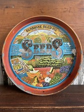 Vintage Metal Tray Barware