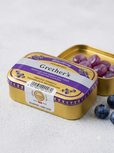 Grether sugar free blueberry - sugar,