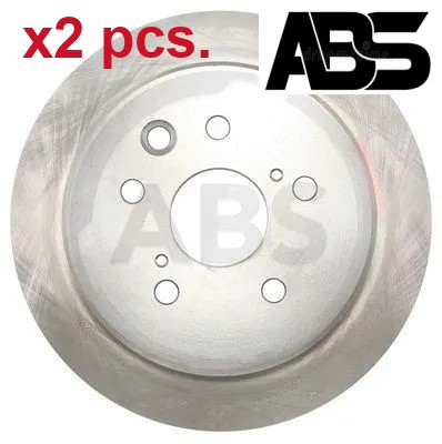Pcs rear brake disc - x2,