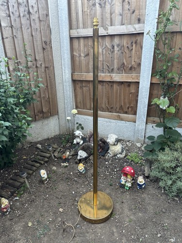 Vintage brass floor lamp - vintage,