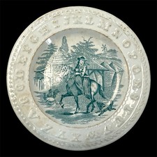 Victorian abc alphabet - alphabet, plate