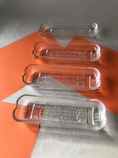 Set of 4 Vintage Pressed Glass