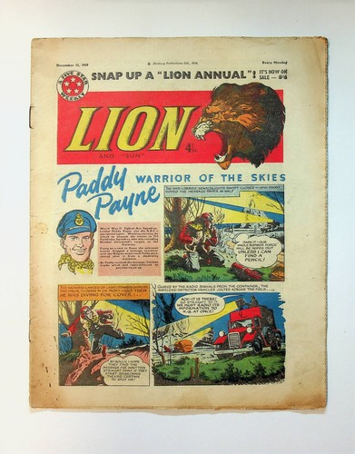 Lion 1st series dec 1959 - 1st,