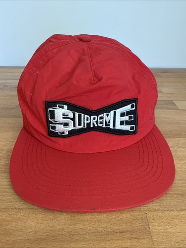 Supreme skew nylon panel - nylon, red